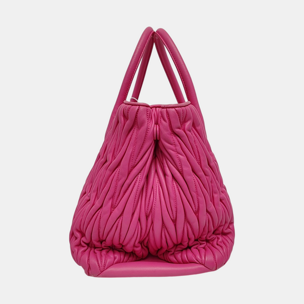 Avenue Quilted Lambskin Pink