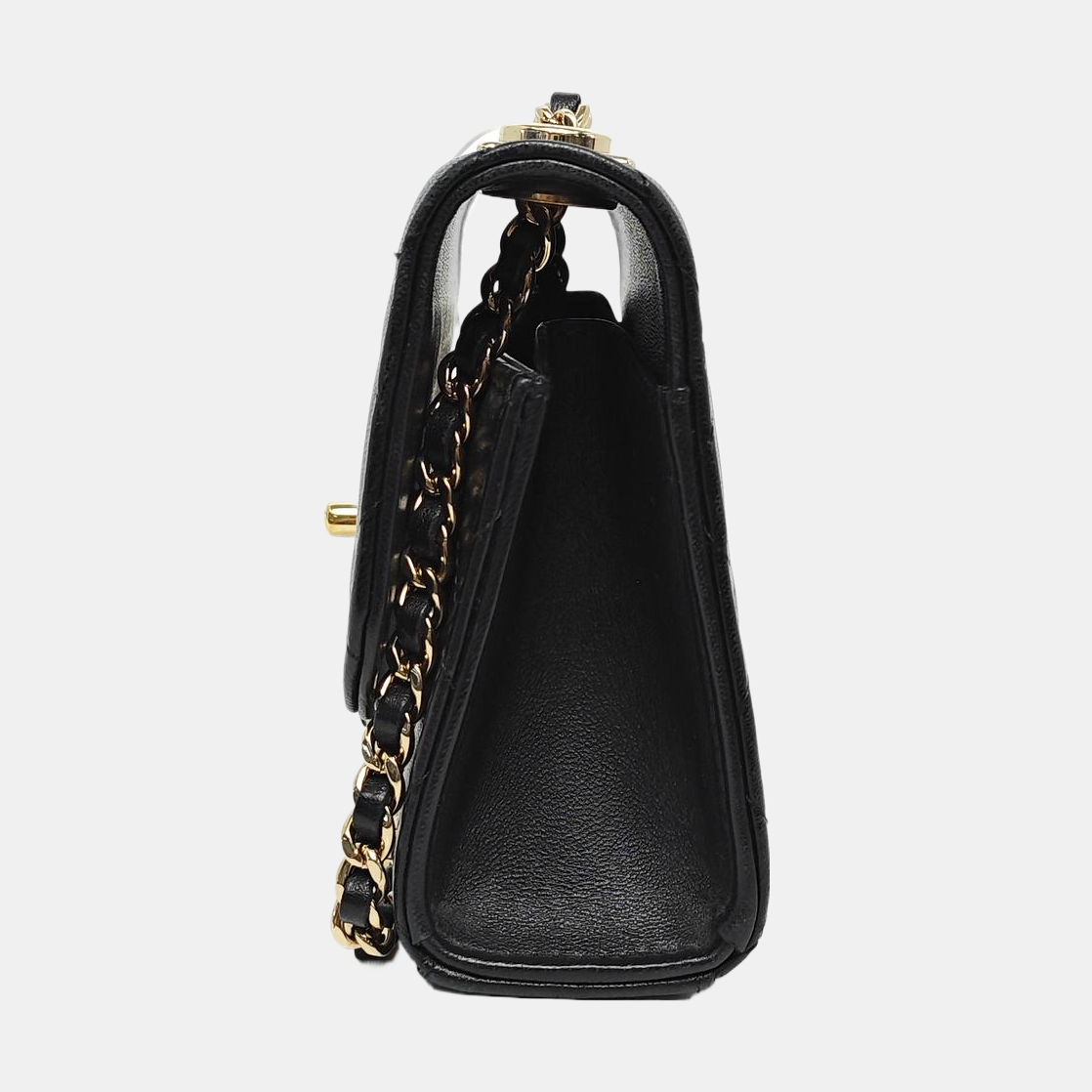 Authenticated pre-owned  TRENDY CC Quilted Lambskin Black - Shoulder Bag at Looply
