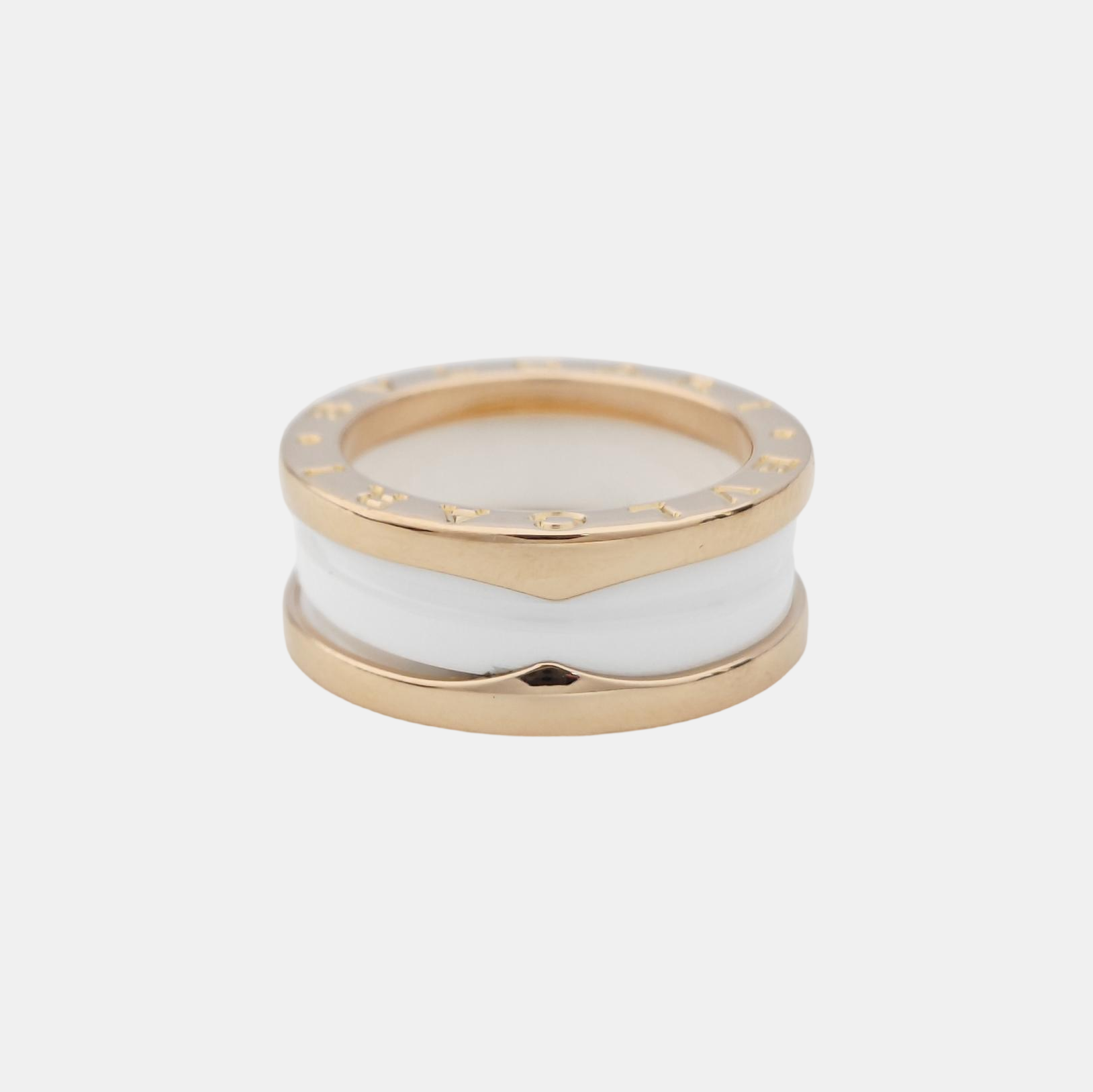 B.ZERO1 18k Rose Gold Ring EU 50