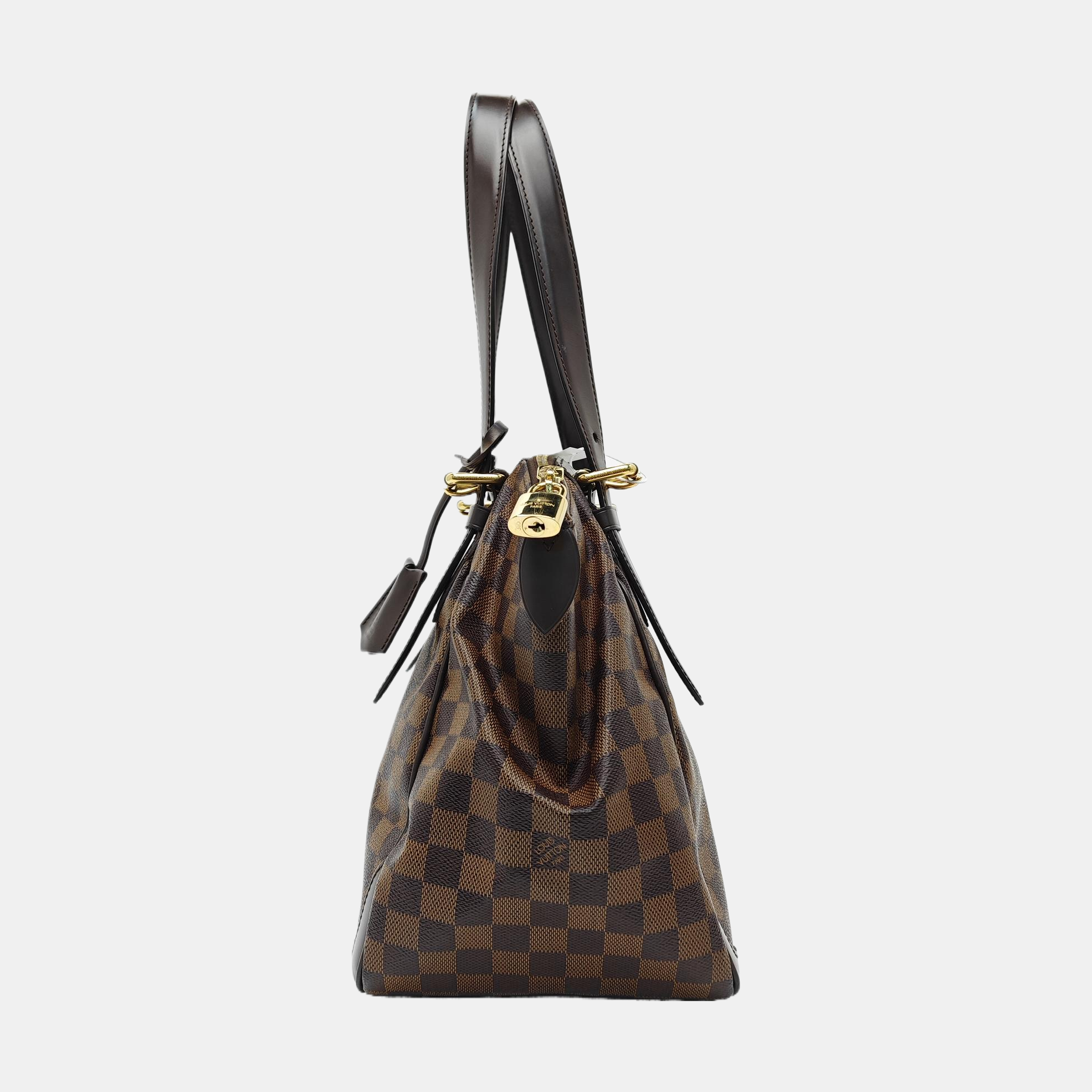 VERONA MM Damier Ebene Coated Canvas Brown