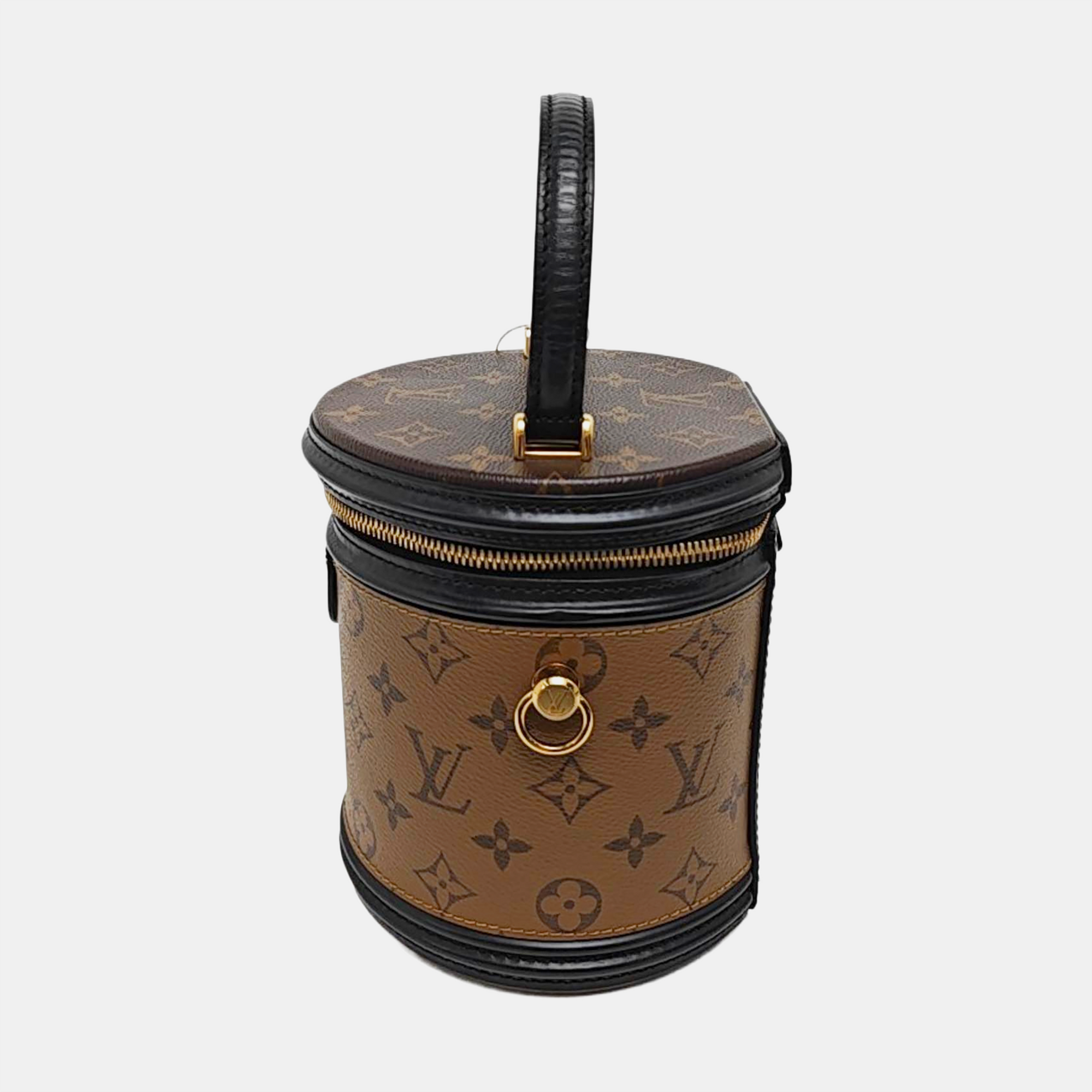 CANNES PM Monogram Coated Canvas Brown