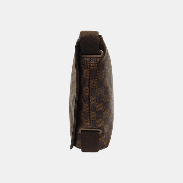 BROOKLYN PM Damier Ebene Coated Canvas Brown