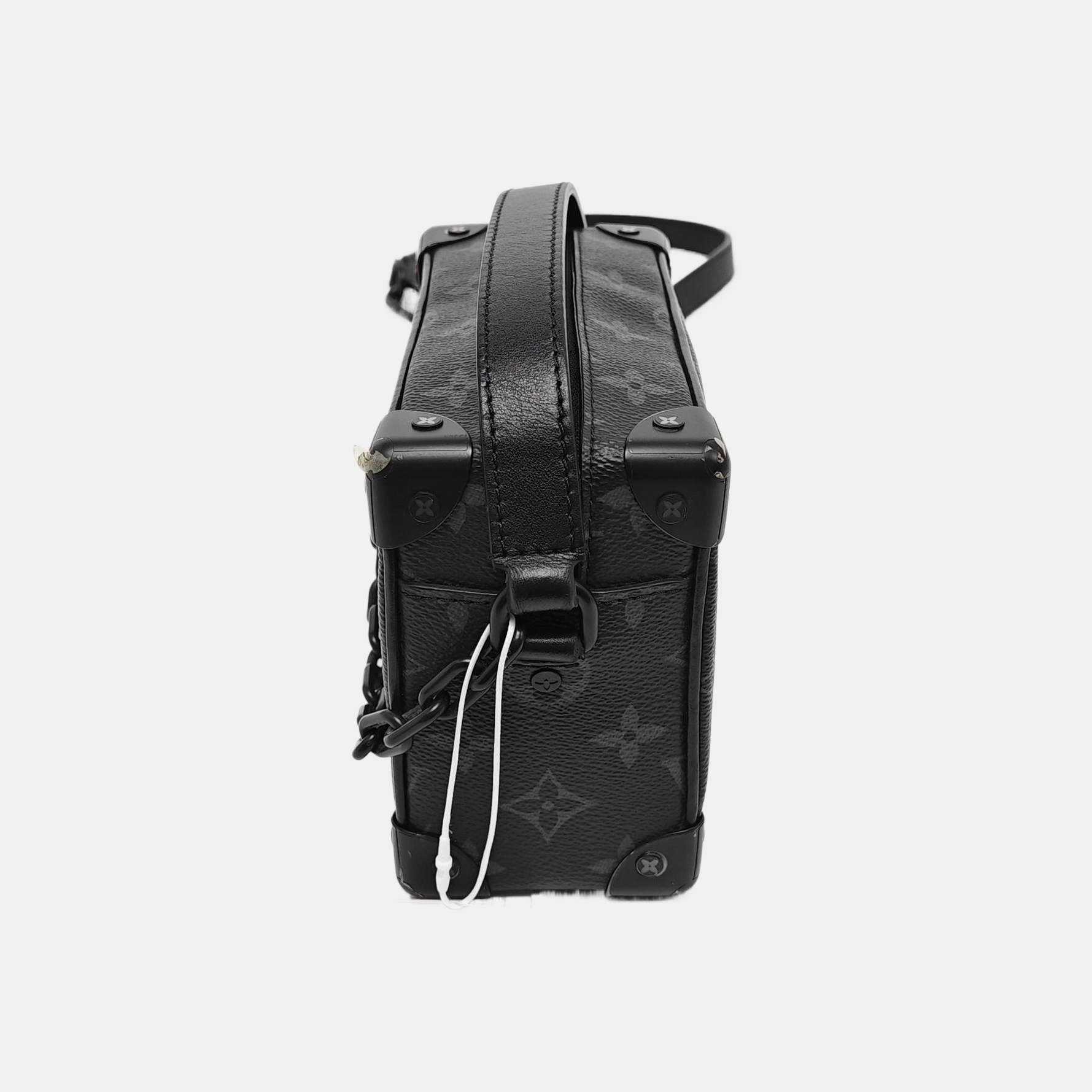 SOFT TRUNK Mini Monogram Coated Canvas Black