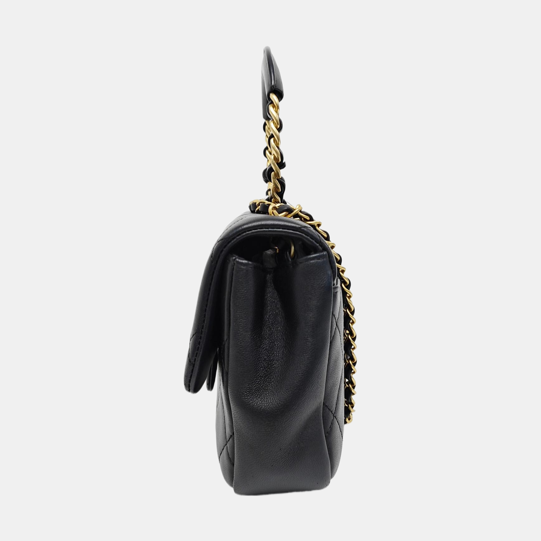 IN THE LOOP Quilted Lambskin Black