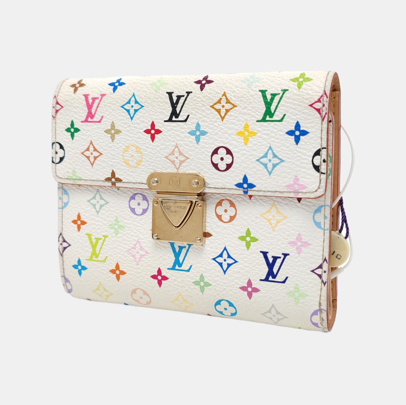LV × TM KOALA Monogram Coated Canvas White Wallet