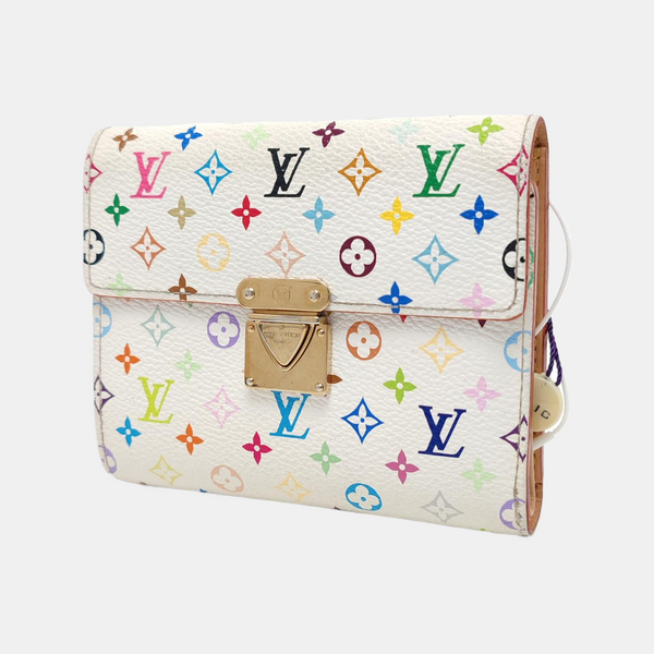 LV × TM KOALA Monogram Coated Canvas White Wallet