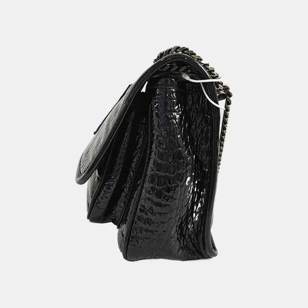 NIKI Small Patent Leather Black