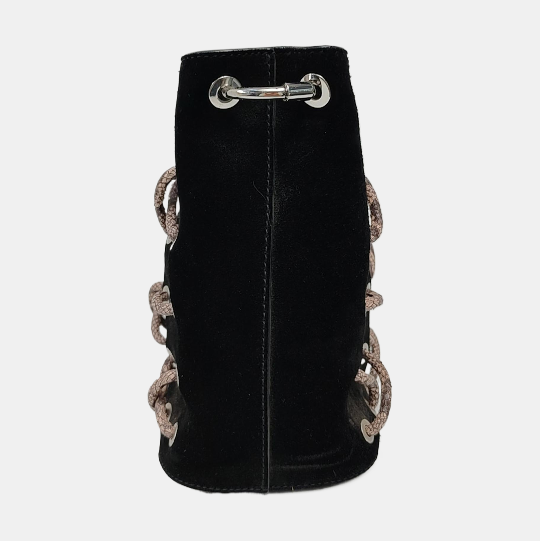 Suede Shoulder Bag Black