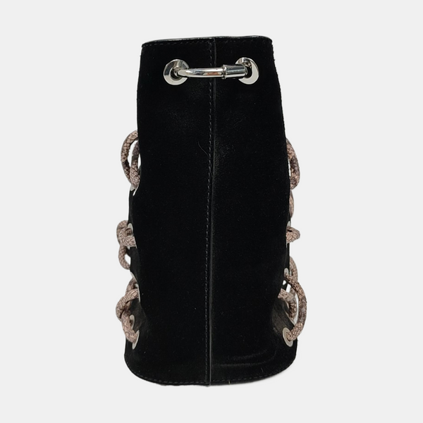Suede Shoulder Bag Black