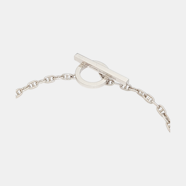 Chaine D'ancre 18k White Gold Silver Bracelet
