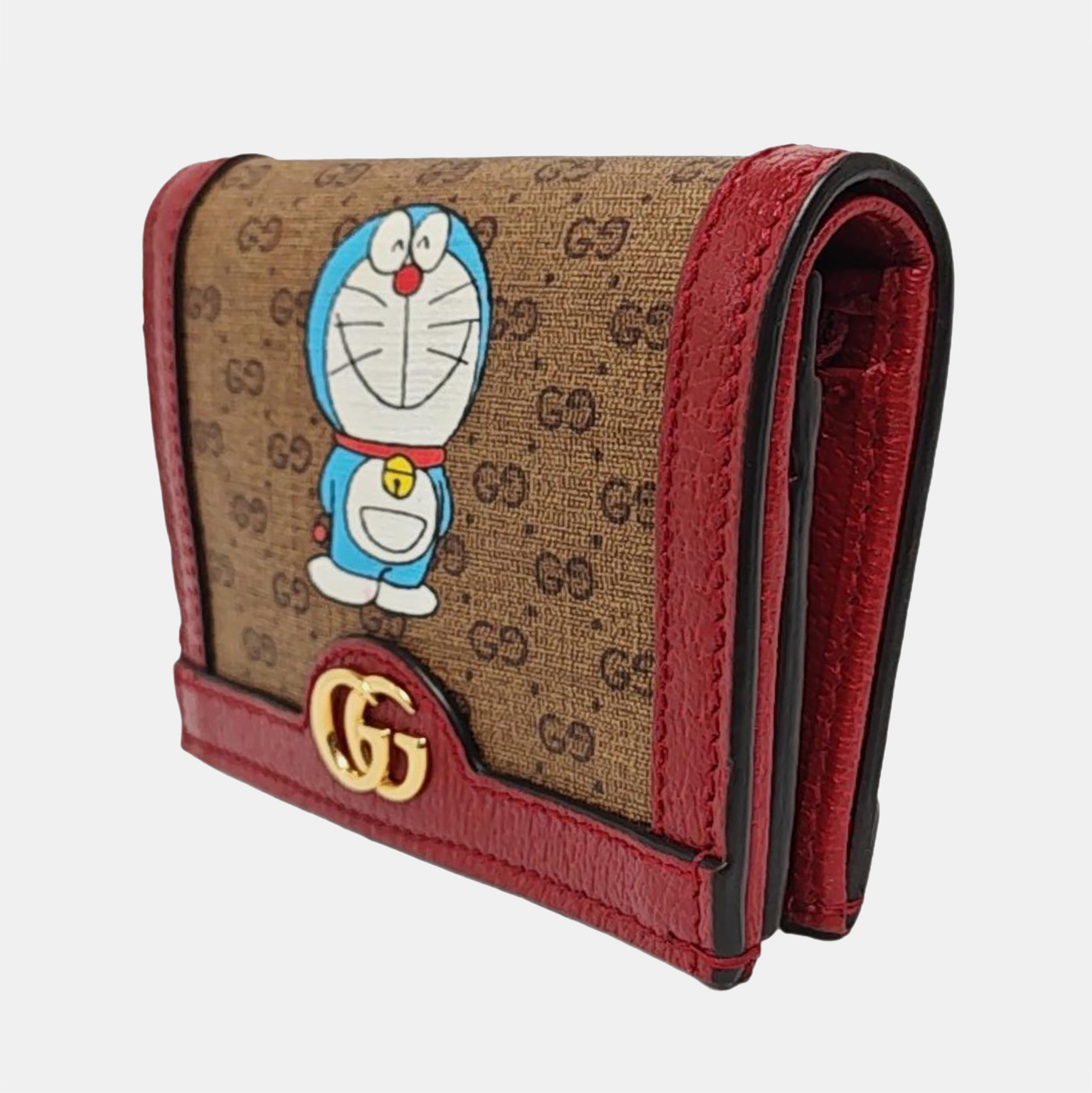 Doraemon X Gucci Coated Canvas Multicolor Wallet