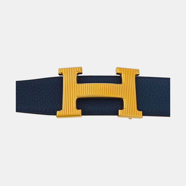 Leather Belt Blue