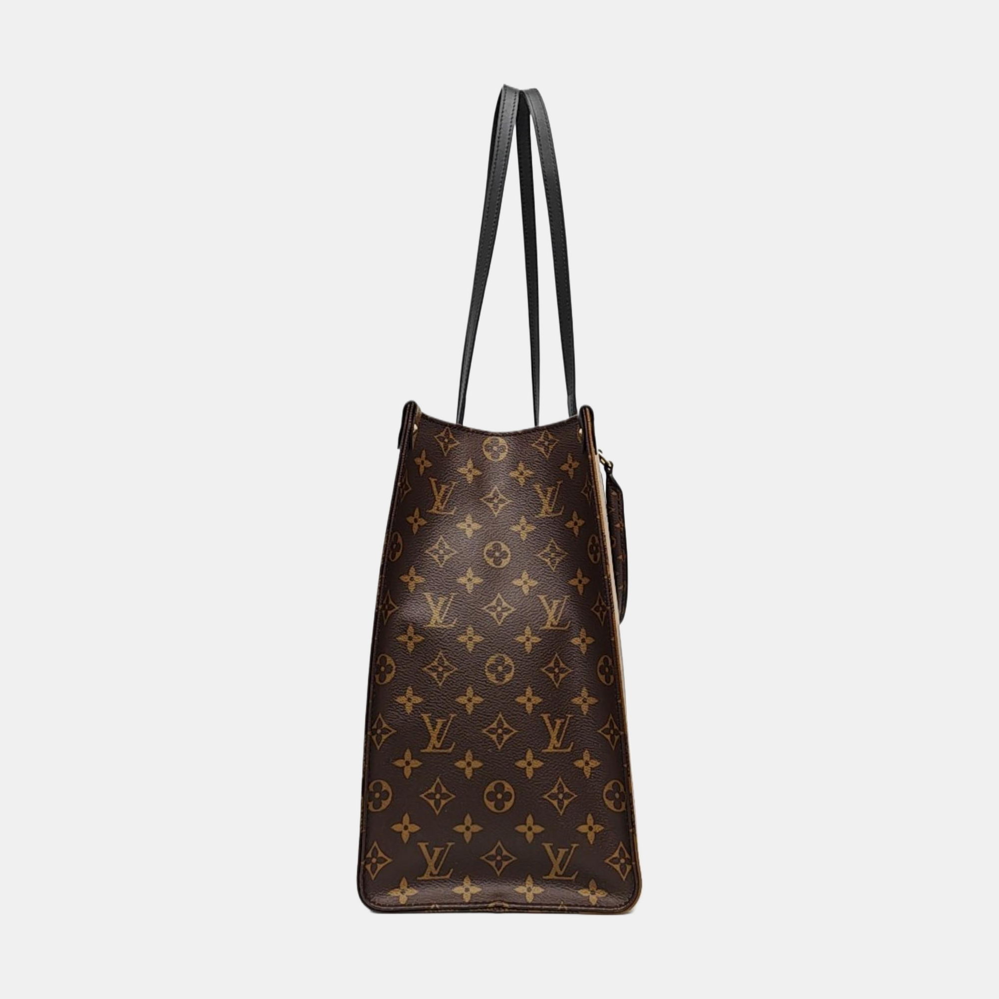 ONTHEGO GM Monogram Coated Canvas Brown