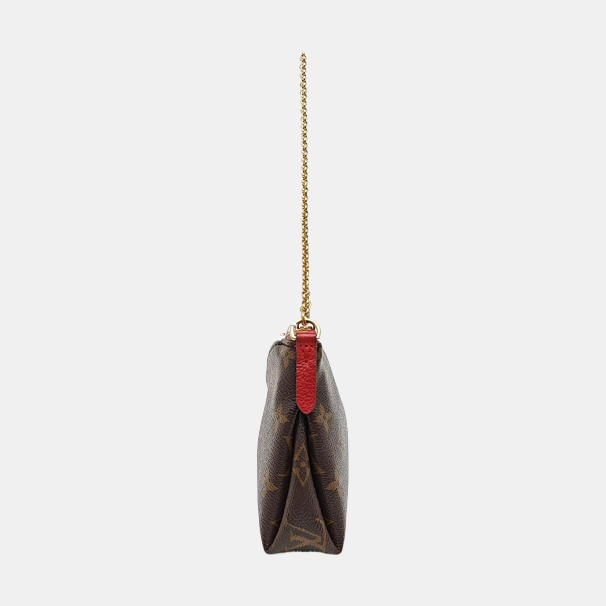 PALLAS BB Monogram Coated Canvas Brown