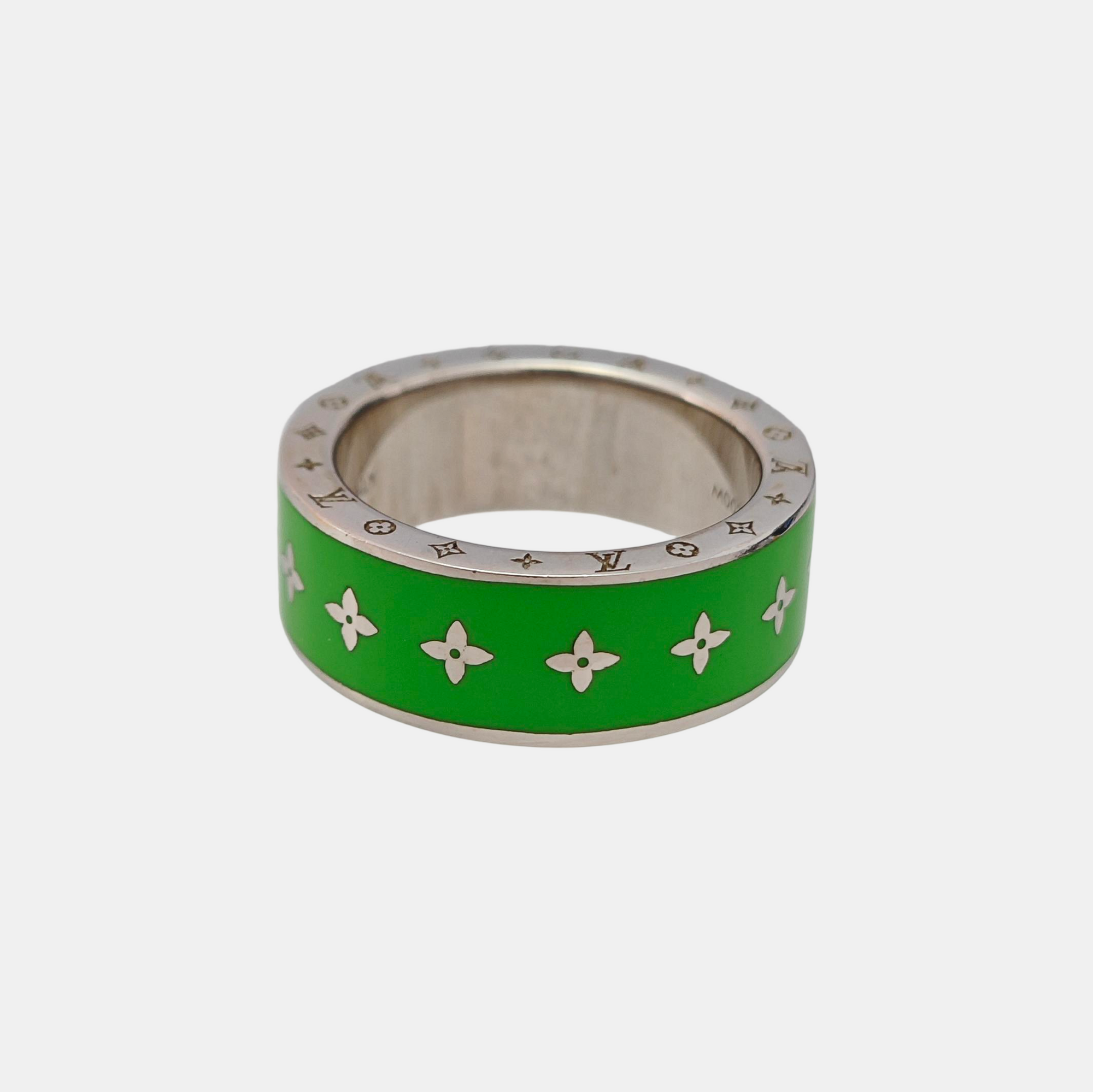 Metal Green Ring EU 62