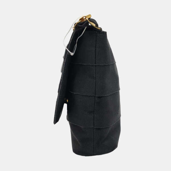 Fabric Shoulder Bag Black