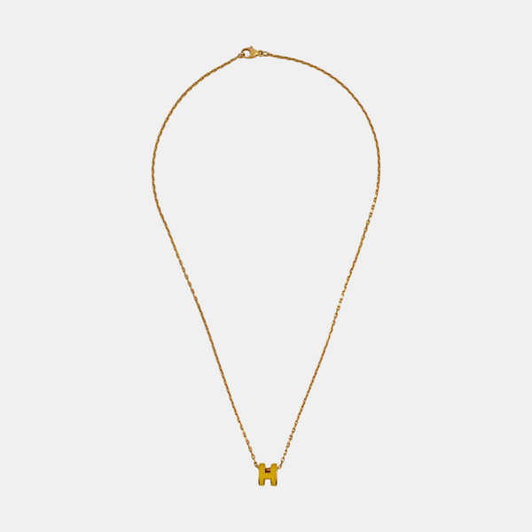 Pop H Metal Rose Gold Necklace