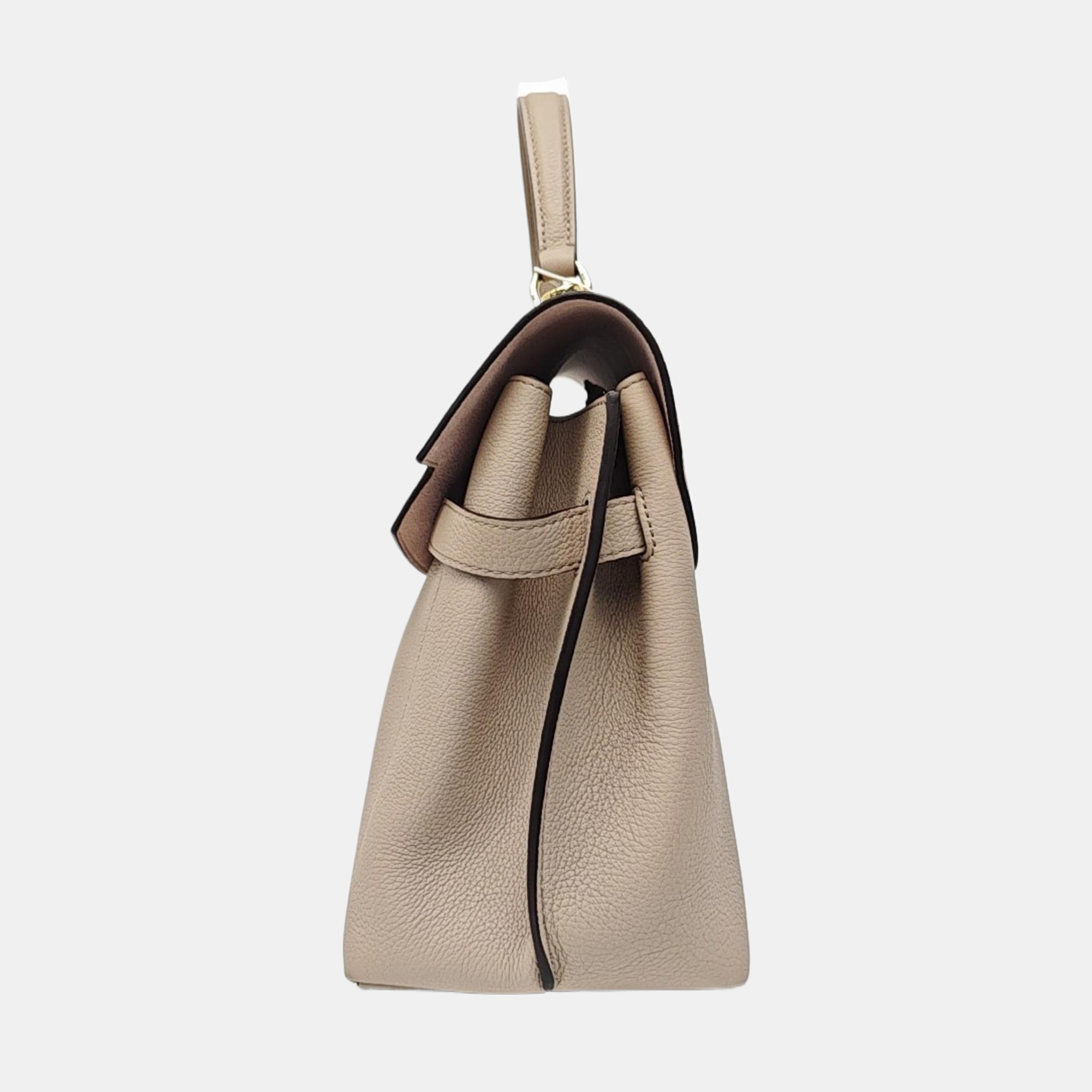 Calfskin Shoulder Bag Beige