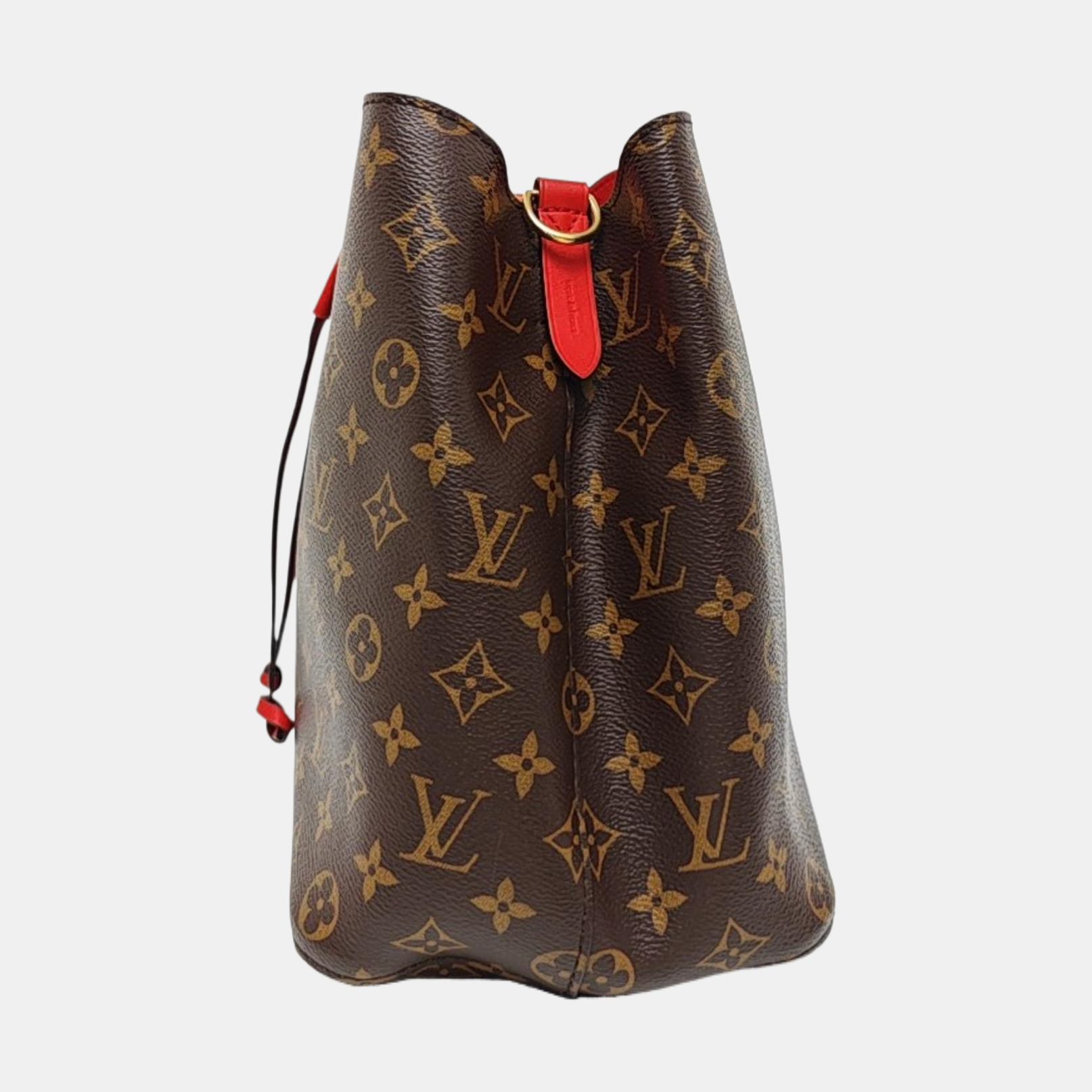 NÉONOÉ MM Monogram Coated Canvas Brown