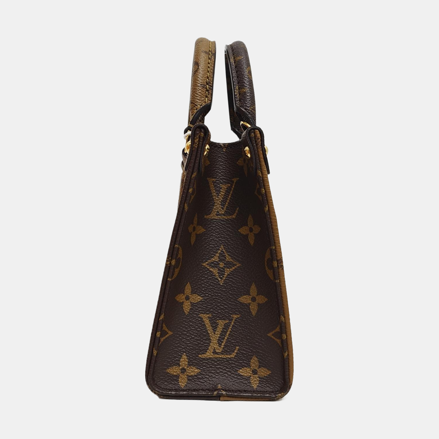ONTHEGO BB Monogram Coated Canvas Brown