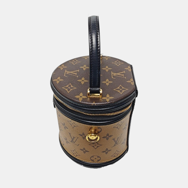 CANNES PM Monogram Coated Canvas Brown