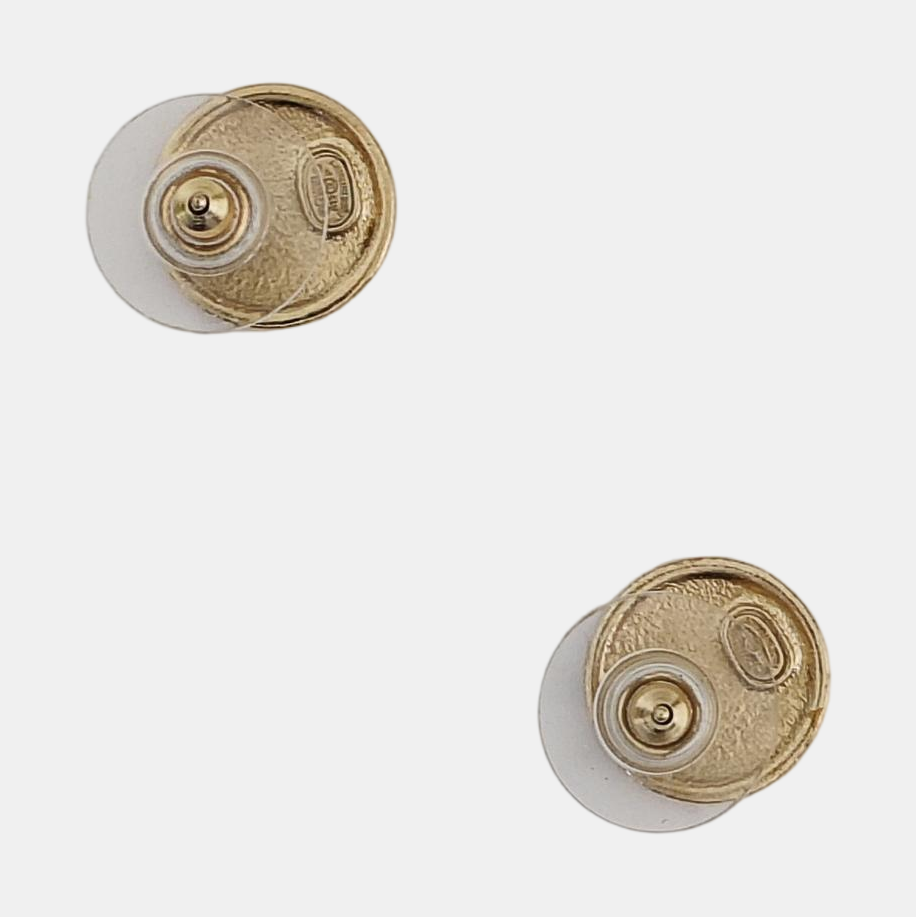 Metal Gold Stud Earrings