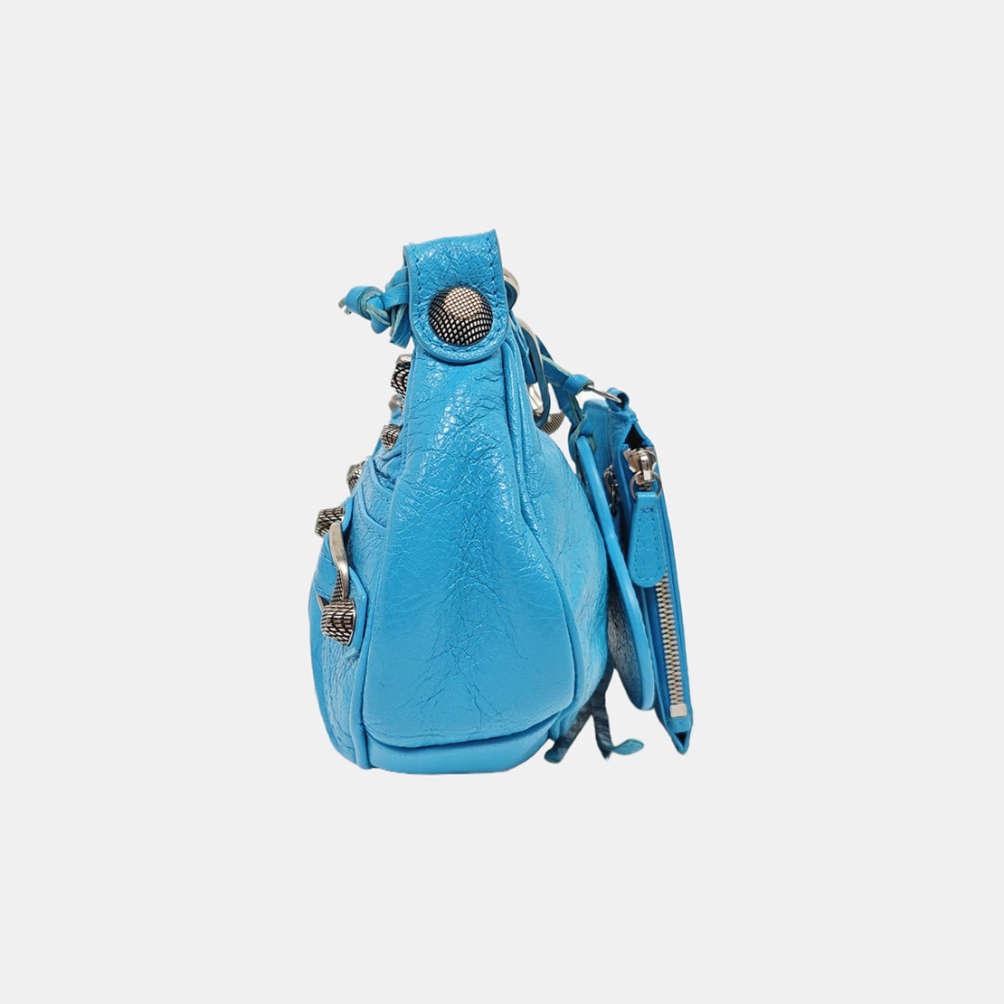 Le Cagole Mini Lambskin Blue