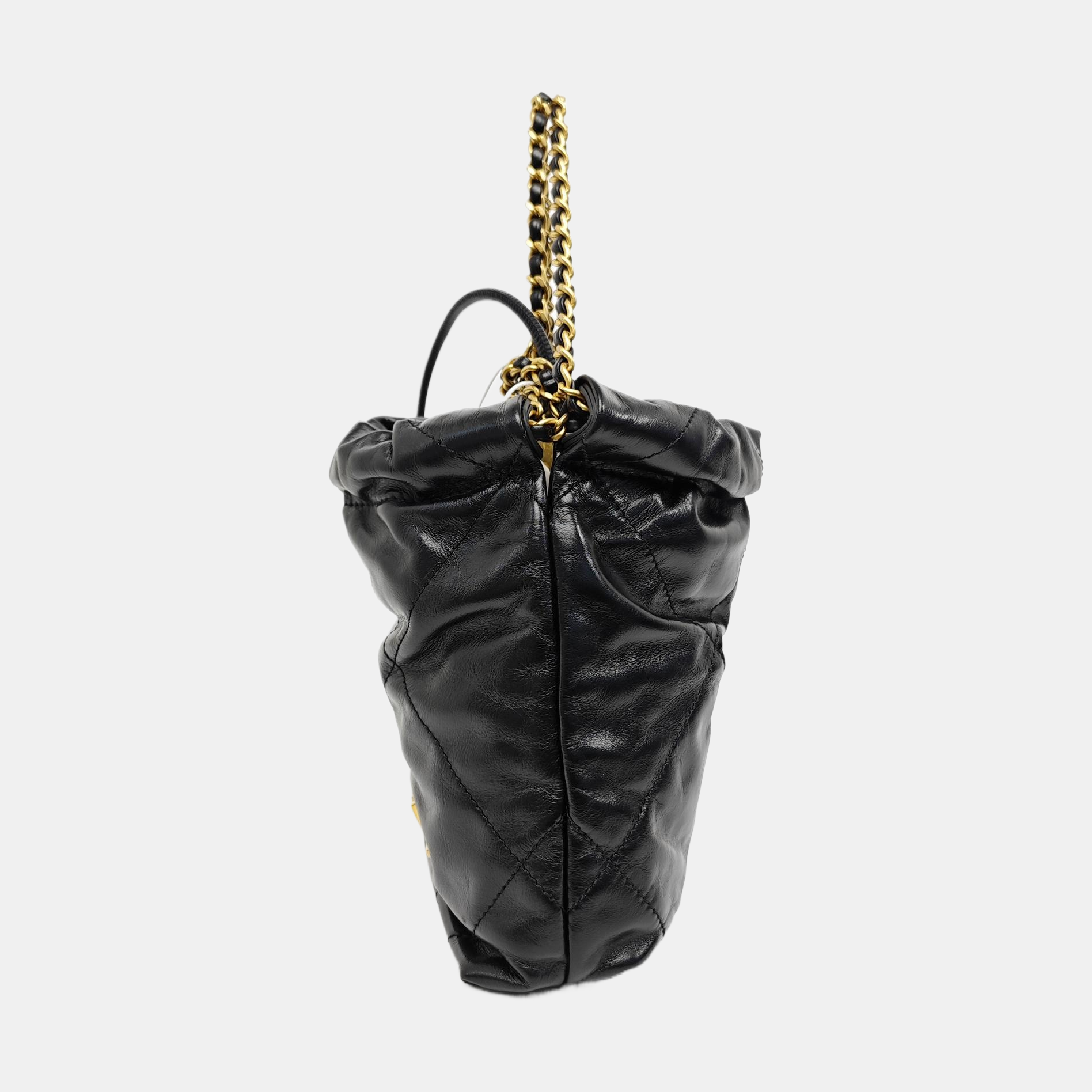 CHANEL 22 Mini Quilted Calfskin Black