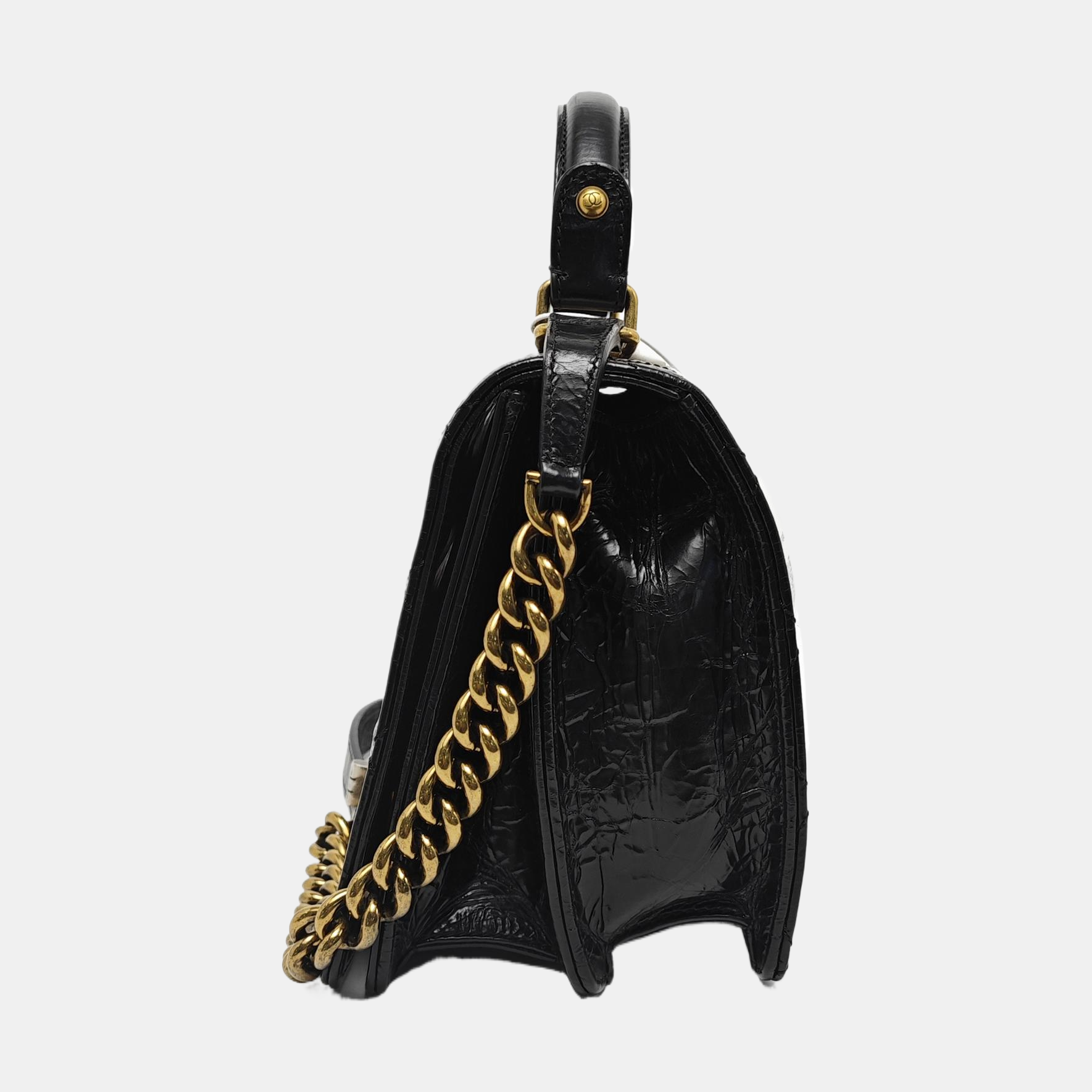 Authenticated pre-owned  2.55 Quilted Calfskin Black - Shoulder Bag at Looply