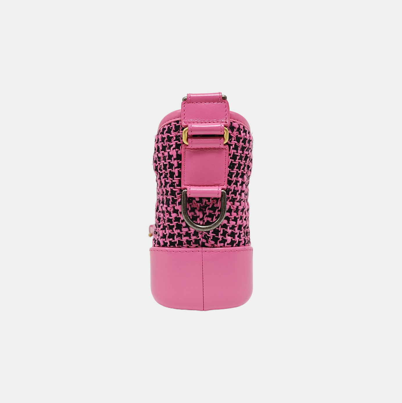 GABRIELLE Small Quilted Wool Pink