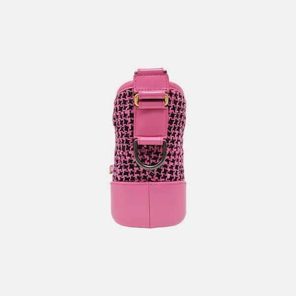 GABRIELLE Small Quilted Wool Pink