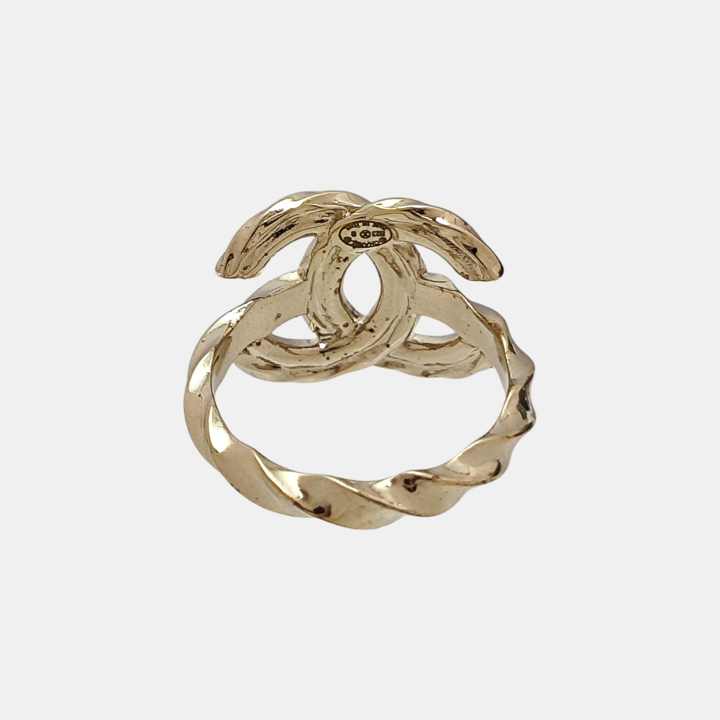 Metal Gold Ring EU 54