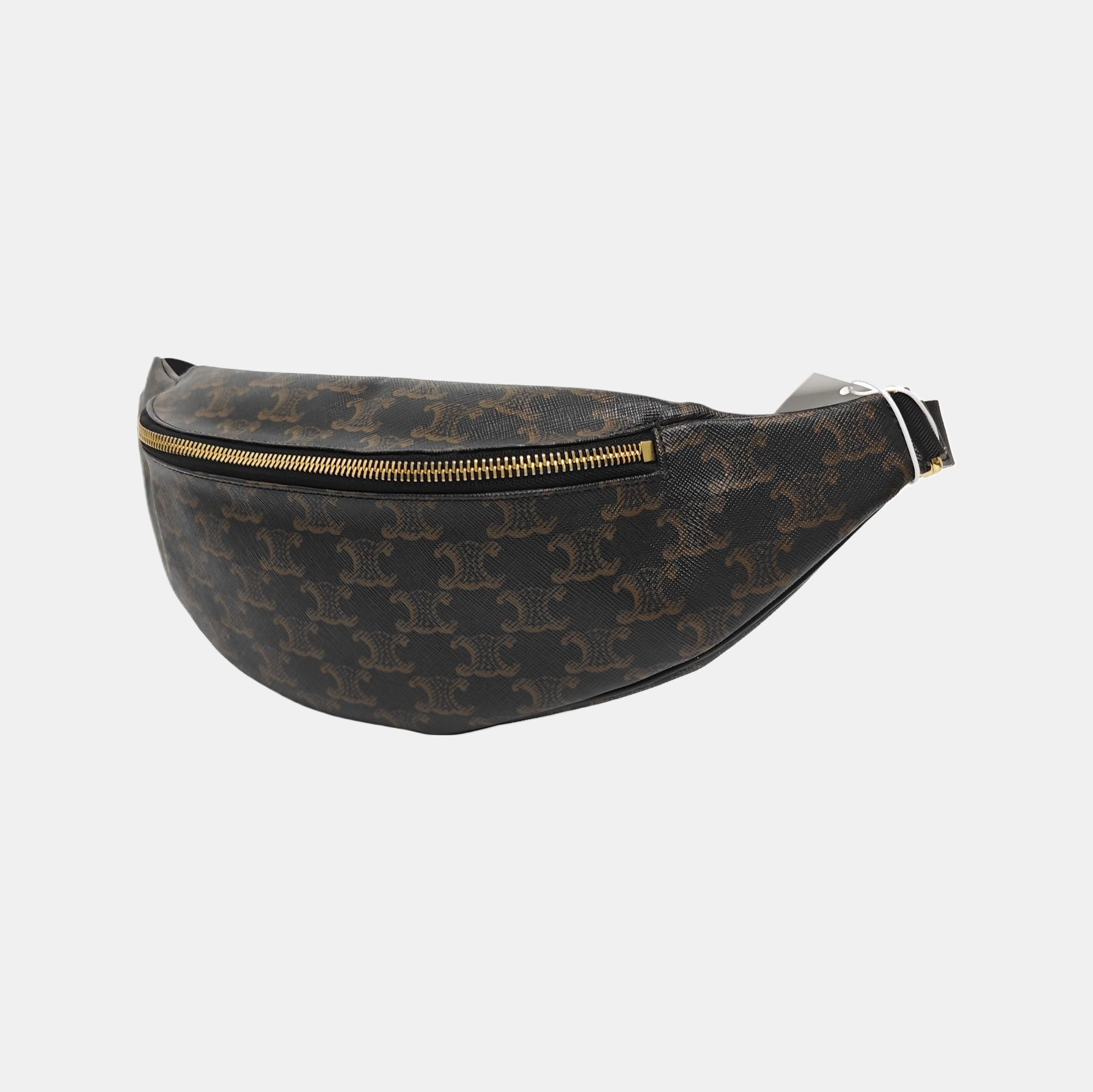 TRIOMPHE CANVAS Large Coated Canvas Black