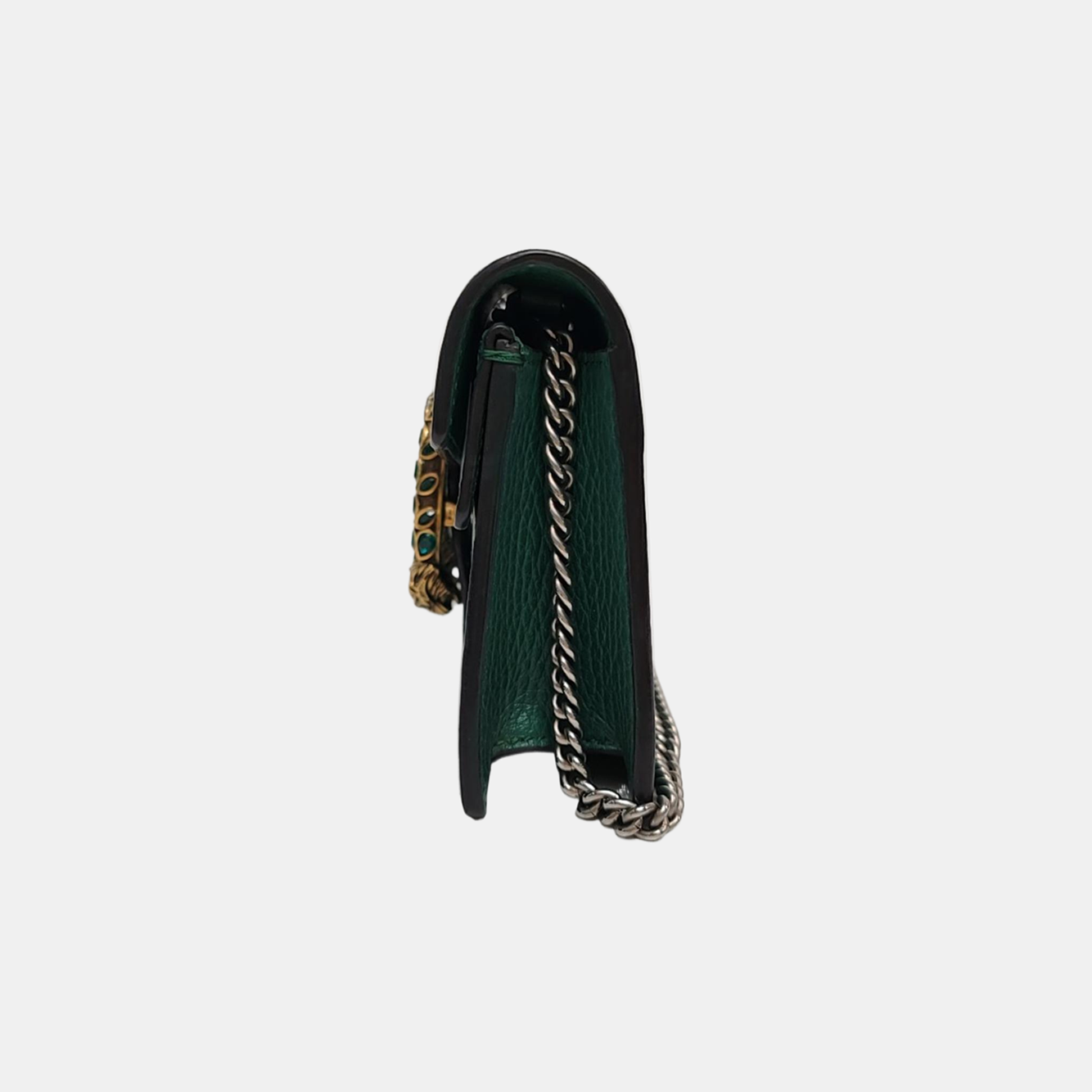 Authenticated pre-owned  Dionysus Super Mini Calfskin Green - Shoulder Bag at Looply