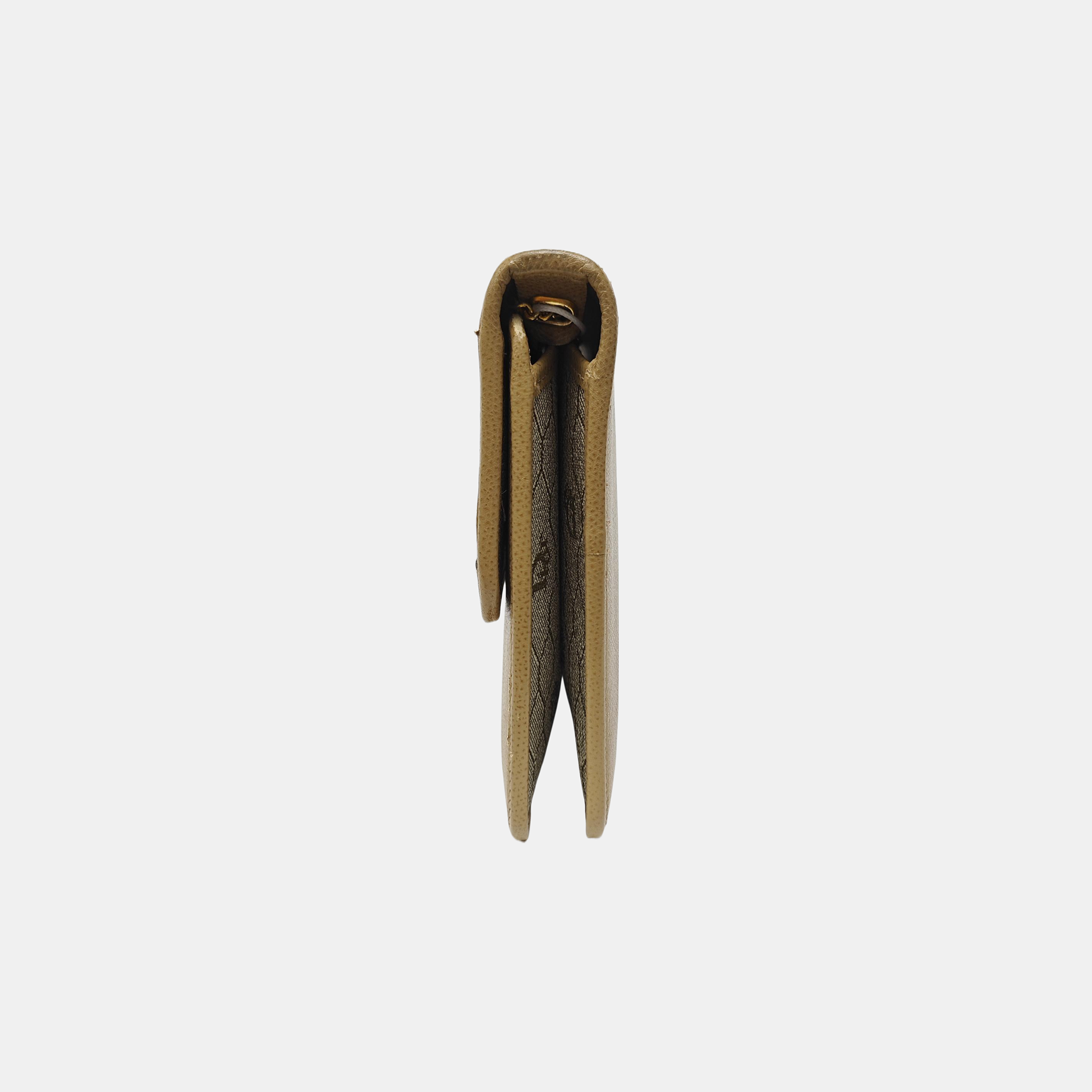 Calfskin Shoulder Bag Beige