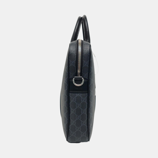 Monogram Coated Canvas Medium Black