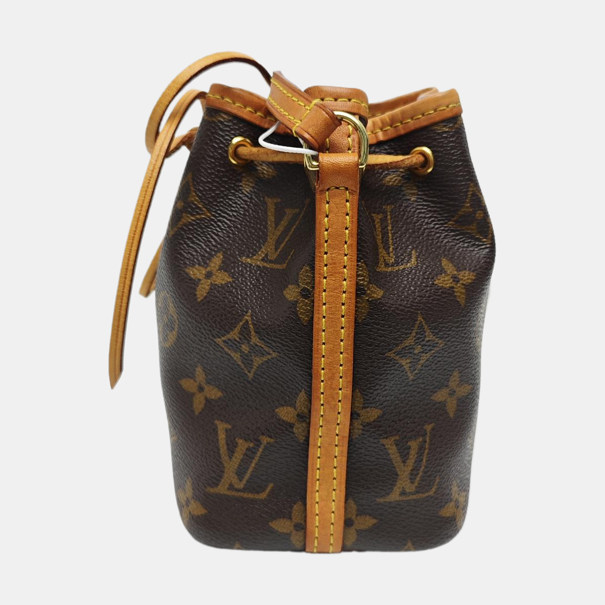 NÉONOÉ Nano Monogram Coated Canvas Brown