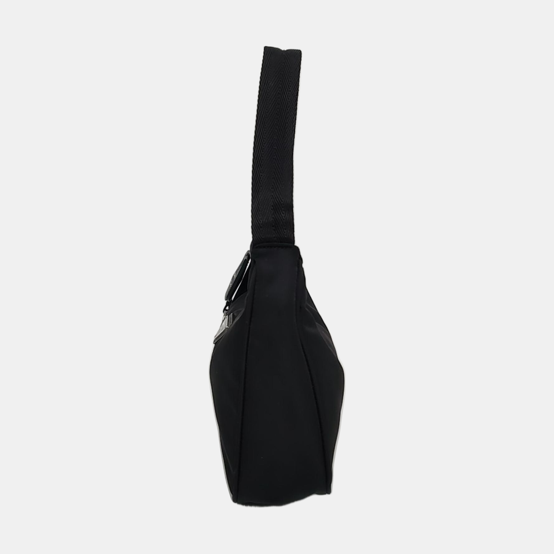 Authenticated pre-owned  Re-Edition2000 Mini Nylon Black - Top Handle Bag at Looply