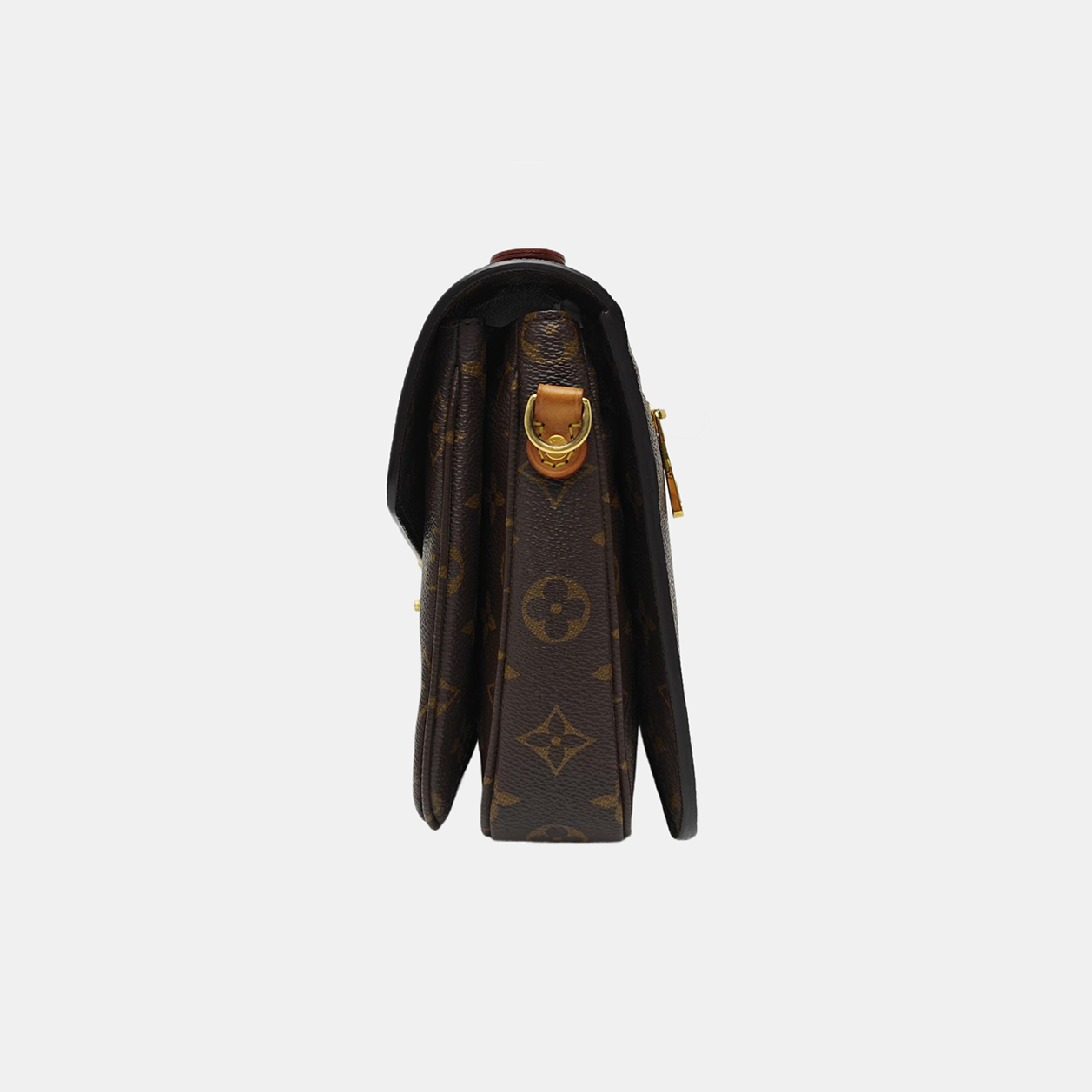 MÉTIS MM Monogram Coated Canvas Brown