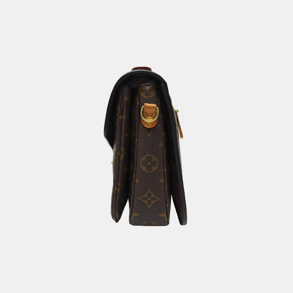 MÉTIS MM Monogram Coated Canvas Brown