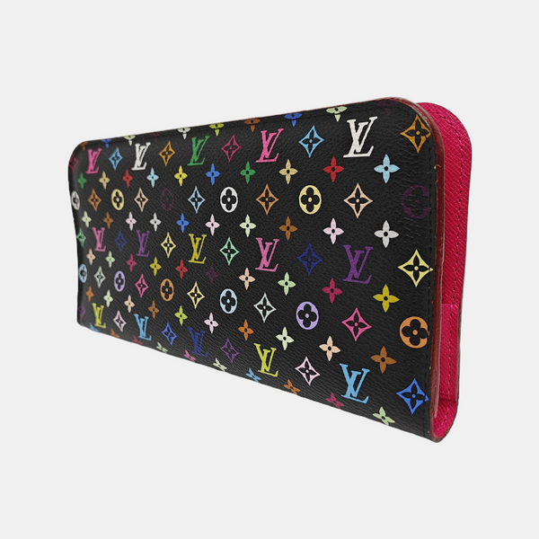 LV × TM INSOLITE Monogram Coated Canvas Black Wallet