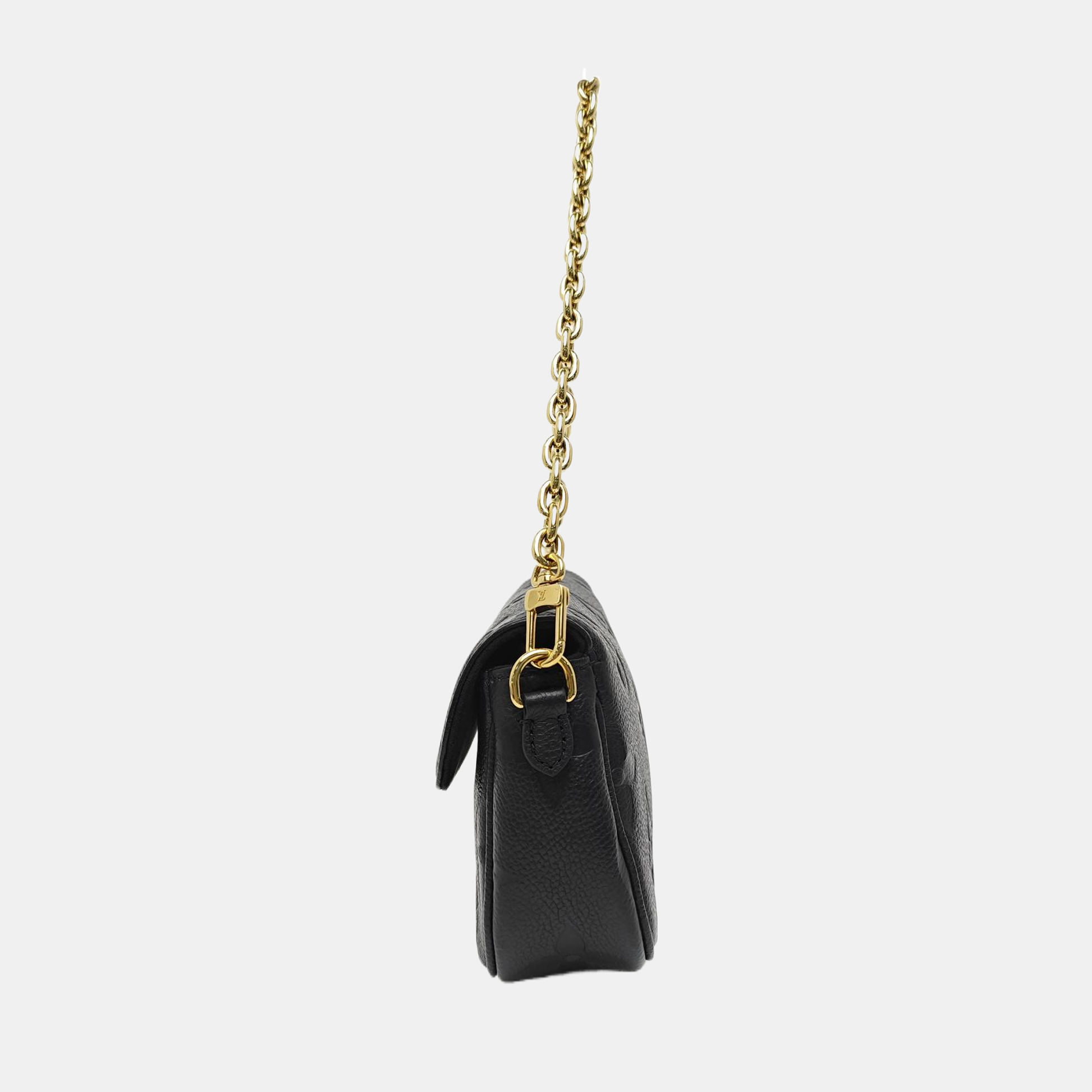 IVY Monogram Calfskin Black
