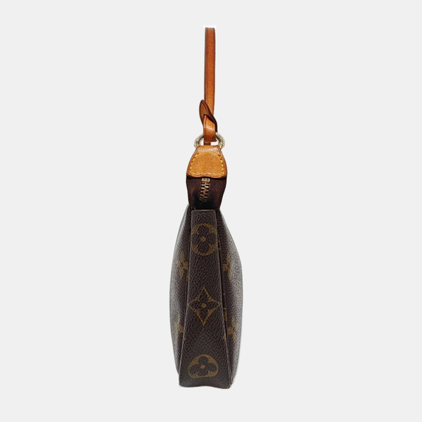 ACCESSOIRES Monogram Coated Canvas Brown