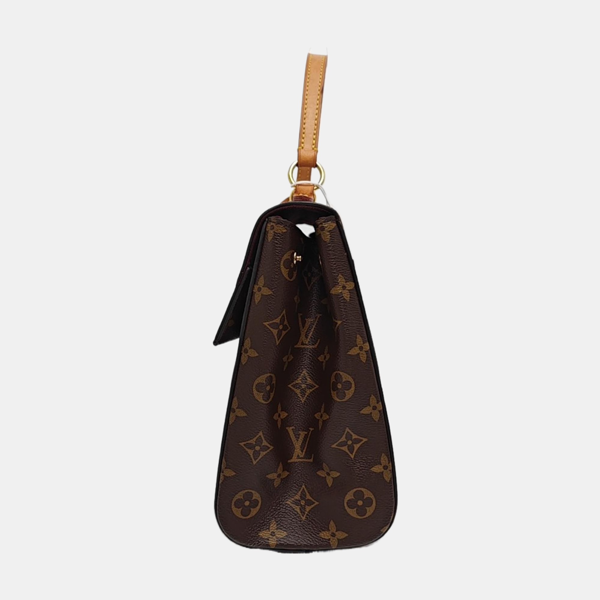 CLUNY MM Monogram Coated Canvas Brown