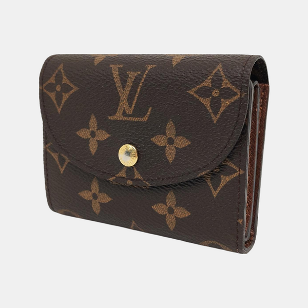 ROSALIE Monogram Coated Canvas Brown Wallet