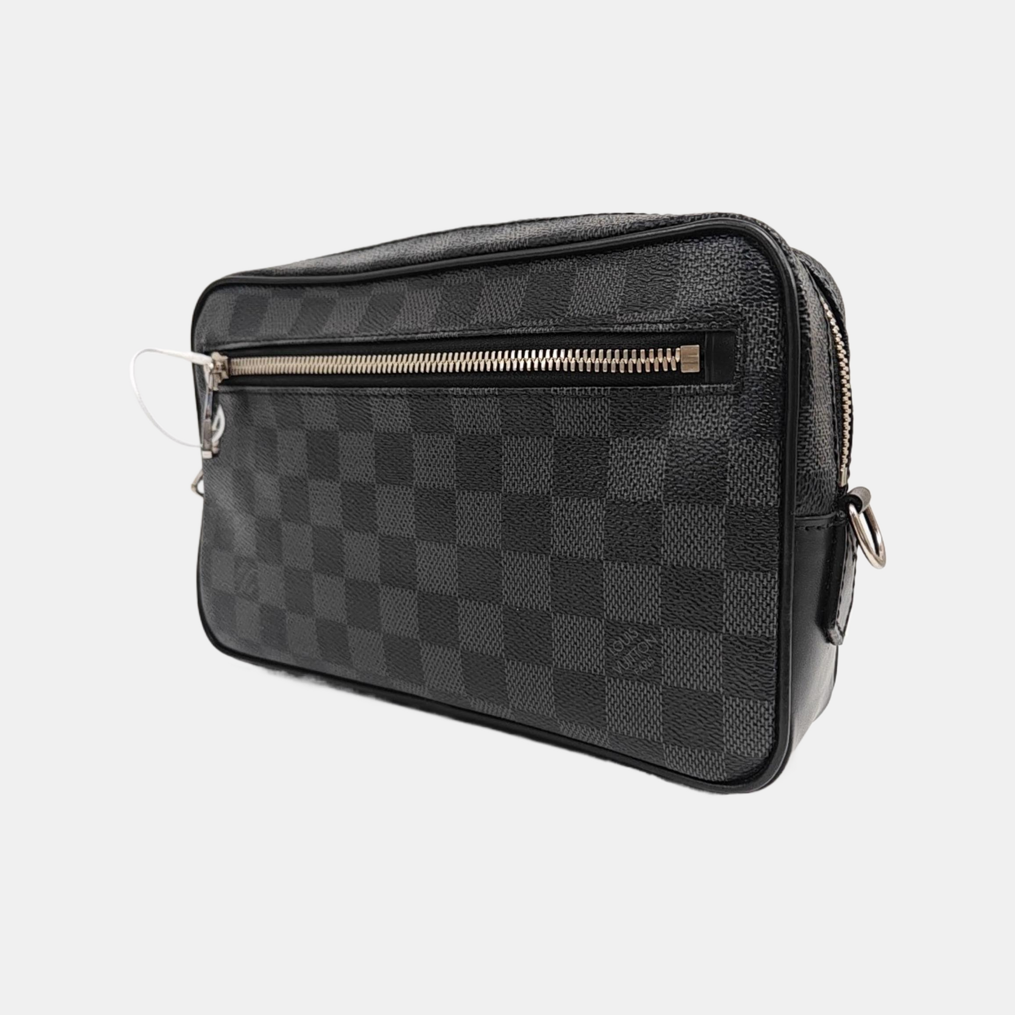 ALPHA Damier Graphite Coated Canvas Gray