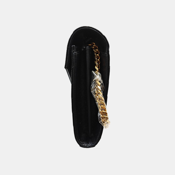 MONOGRAM Medium Chevron Calfskin Black