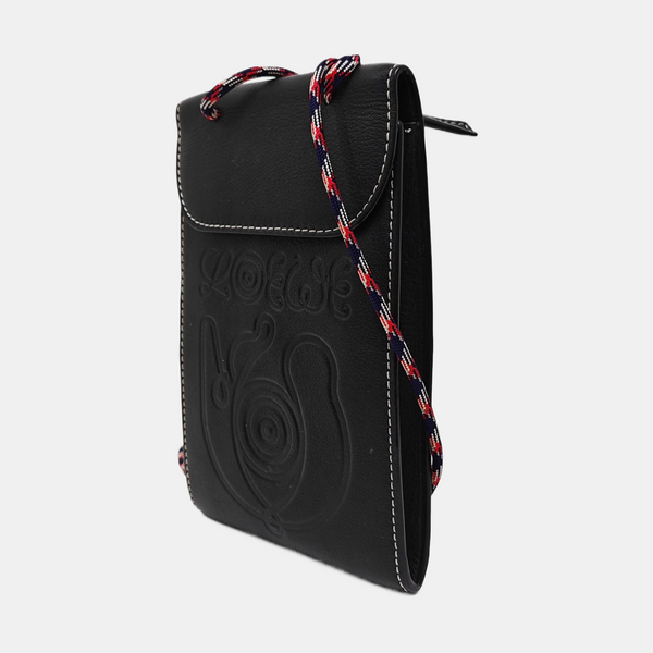 Calfskin Shoulder Bag Black
