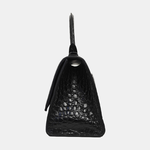 Hourglass S Calfskin Black