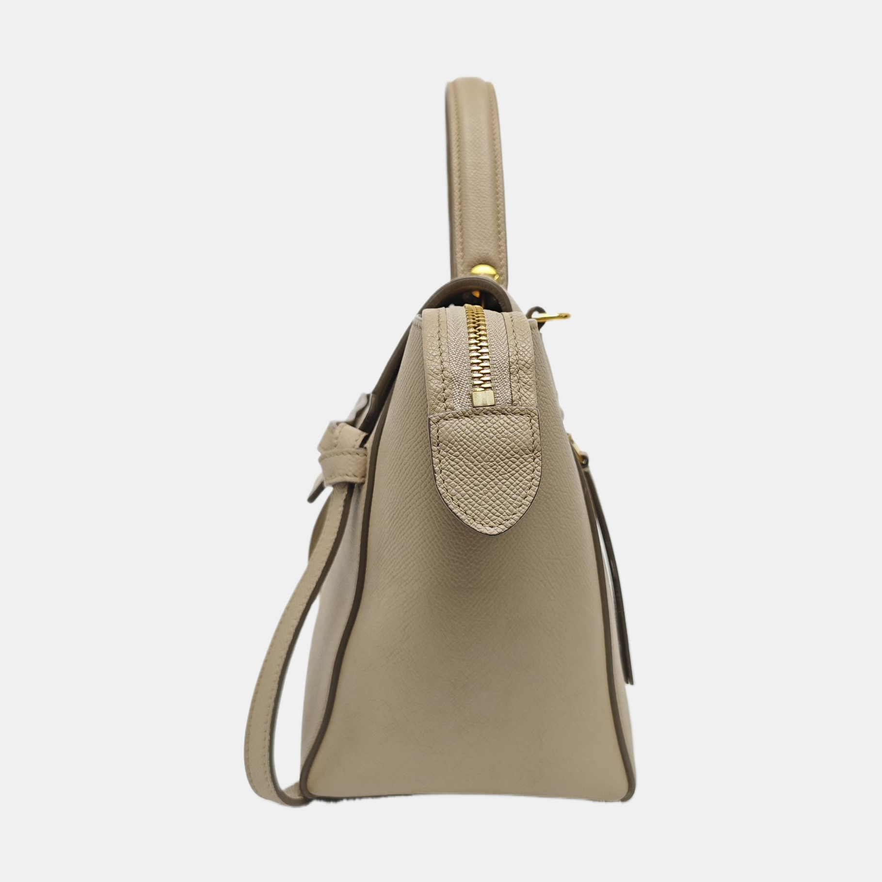 BELT Micro Calfskin Beige